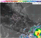 Satélite GOES Este Tope de Nubes Centro de México